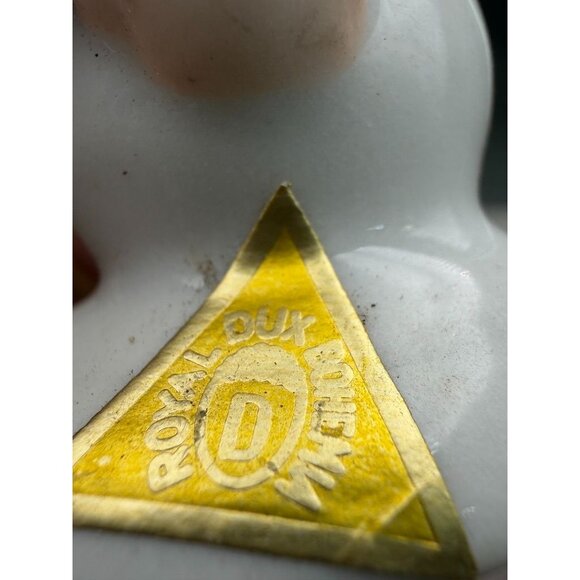 Vintage Royal Dux Bohemia Porcelain Soldier Figurine Vintage Czechoslovakia - Picture 8 of 8